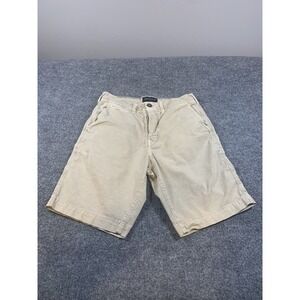 American Eagle Shorts Mens 28 Khaki Slim Chino Stretch Flex Casual Preppy Hiking